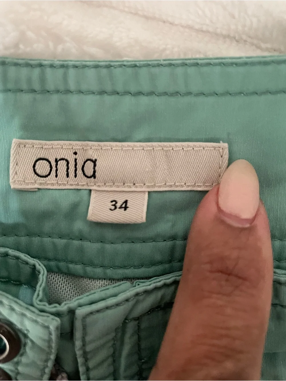Onia Men's Seafoam Green Swim Board Shorts
